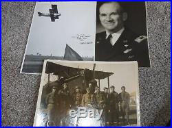 WWII US Army Air Force MAJOR GENERAL McMullen DOG TAGS Wings Papers Lot AAF Gen