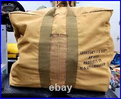 WWII US Army Air Force Military Aviator Kit Bag AN-6505-1