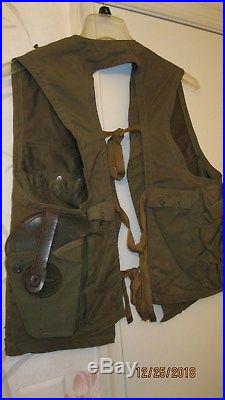 WWII US Army Air Force Pilots Survival Emergency Sustenance Vest Type C-1