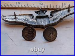 WWII US Army Air Force STERLING 3 Senior PILOT WINGS BY JOSTEN