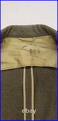 WWII US Army Air Force Sergeant Dress Jacket withTie, Cover, Patches 38S Excellent