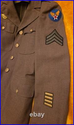 WWII US Army Air Force Sergeant Helms (H-7187) Dress Uniform -pants/ties/jacket