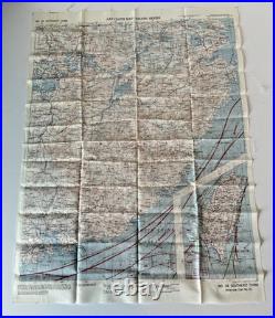 WWII US Army Air Force Silk Pilot Escape Map 1943 1944 Asiatic Series Lot of 3