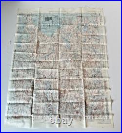 WWII US Army Air Force Silk Pilot Escape Map 1943 1944 Asiatic Series Lot of 3