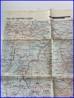 WWII US Army Air Force Silk Pilot Escape Map 1943 1944 Asiatic Series Lot of 3