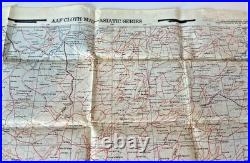 WWII US Army Air Force Silk Pilot Escape Map 1943 1944 Asiatic Series Lot of 3