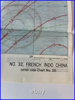 WWII US Army Air Force Silk Pilot Escape Map 1943 1944 Asiatic Series Lot of 3