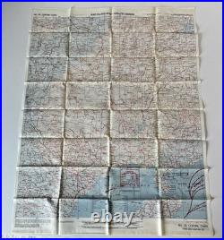 WWII US Army Air Force Silk Pilot Escape Map 1943 1944 Asiatic Series Lot of 3