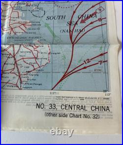 WWII US Army Air Force Silk Pilot Escape Map 1943 1944 Asiatic Series Lot of 3