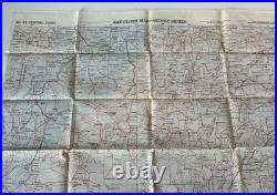 WWII US Army Air Force Silk Pilot Escape Map 1943 1944 Asiatic Series Lot of 3