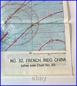 WWII US Army Air Force Silk Pilot Escape Map 1943 1944 Asiatic Series Lot of 3