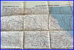 WWII US Army Air Force Silk Pilot Escape Map 1943 1944 Asiatic Series Lot of 3