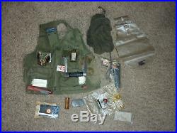 WWII US Army Air Force Survival Emergency Sustenance Vest Type C-1 Pilot Content