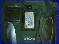 WWII US Army Air Force Survival Emergency Sustenance Vest Type C-1 Pilot Content