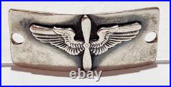 WWII US Army Air Force Sweetheart ID Bracelet Sterling Silver Signed TC Thomae