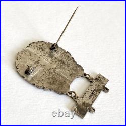 WWII US Army Air Force Technician Badge Sterling Large Size AP Mechanic Bar