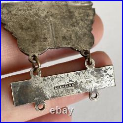 WWII US Army Air Force Technician Badge Sterling Large Size AP Mechanic Bar