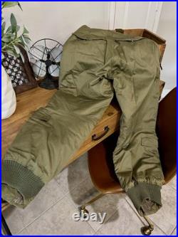 WWII US Army Air Force Type A-11-A Flight Trousers Pants 1944 Alpaca Lined Sz 30