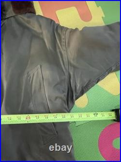 WWII US Army Air Force Type B-11 Parka Fitzwell Jacket Coat Winter Flying Medium