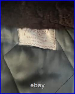 WWII US Army Air Force Type B-11 Parka Fitzwell Jacket Coat Winter Flying Medium