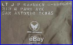 WWII US Army Air Force Type B-4 Bag Piloten-Uniform-Tasche San Antonio Texas