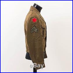 WWII US Army Air Force Uniform Men's 36S Green Wool Field Jacket Two 32x31 Pants