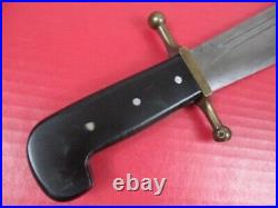 WWII US Army Air Force V-44 Survival Knife & Leather Scabbard Kinfolks RARE