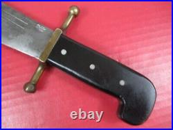 WWII US Army Air Force V-44 Survival Knife & Leather Scabbard Kinfolks RARE