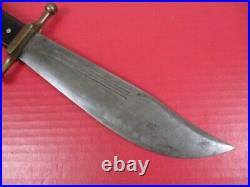 WWII US Army Air Force V-44 Survival Knife & Leather Scabbard Kinfolks RARE