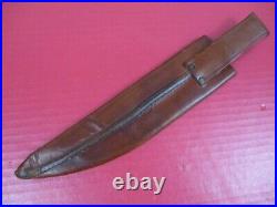 WWII US Army Air Force V-44 Survival Knife & Leather Scabbard Kinfolks RARE