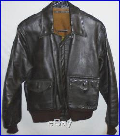 WWII -US Army Air Force- Vintage A2 Pilots 42 Leather Uniform Flight ...