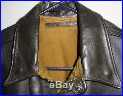 WWII -US Army Air Force- Vintage A2 Pilots 42 Leather Uniform Flight Coat/Jacket