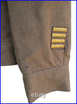 WWII US Army Air Forces 9th AF Ike Jacket Size 40R CBI NCAC Patch Tech Sergeant