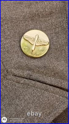 WWII US Army Air Forces 9th AF Ike Jacket Size 40R CBI NCAC Patch Tech Sergeant WWII US Army Air Forces 9th AF Ike Jacket Size 40R CBI NCAC Patch Tech Sergeant