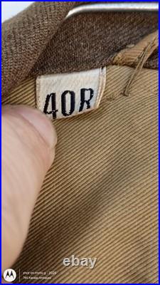 WWII US Army Air Forces 9th AF Ike Jacket Size 40R CBI NCAC Patch Tech Sergeant