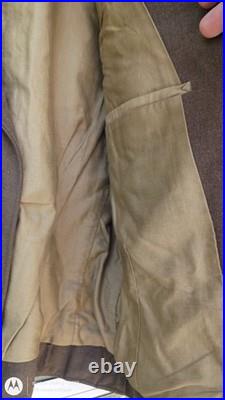 WWII US Army Air Forces 9th AF Ike Jacket Size 40R CBI NCAC Patch Tech Sergeant