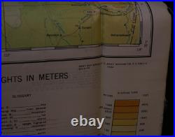 WWII US Army Air Forces AAF Cloth Chart East West Borneo Map Service 1944 Escape