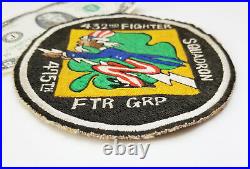 WWII US Army Air Forces AAF USAAF 5.5 432nd Fighter Squadron Patch-P-38/P-51