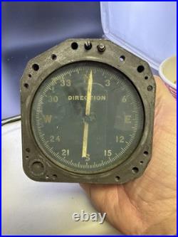 WWII US Army Air Forces Autoflight Type B-20 Aircraft Compass 1943 AAF