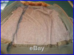 WWII US Army Air Forces B-15A Flight Jacket, Bobrich Manf. Size 40 Nice Cond