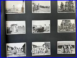 WWII US Army Air Forces CBI Photo Album & Orders for SSG Milo Borich 37190900