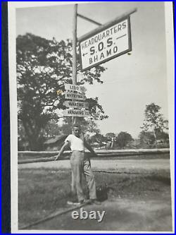 WWII US Army Air Forces CBI Photo Album & Orders for SSG Milo Borich 37190900