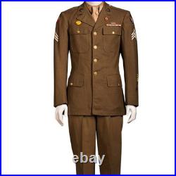 WWII US Army Air Forces Dress Uniform World War1 Uniform Army Brown Uniform