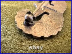 WWII US Army Air Forces Glider Pilot Wings Sterling Pin Back Original