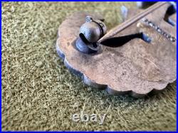 WWII US Army Air Forces Glider Pilot Wings Sterling Pin Back Original