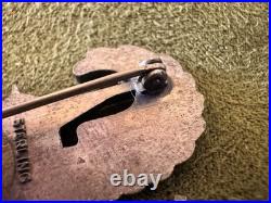 WWII US Army Air Forces Glider Pilot Wings Sterling Pin Back Original