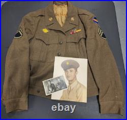 WWII US Army Air Forces Ike Jacket Named Grouping Staff Sgt Photos Ruptured Duck