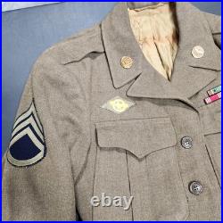 WWII US Army Air Forces Ike Jacket Named Grouping Staff Sgt Photos Ruptured Duck
