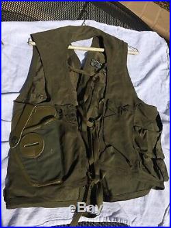 WWII US Army Air Forces Pilot Emergency Sustenance Type C-1 Flight Vest Original