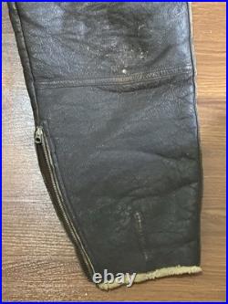 WWII US Army Air Forces Shearling Flight Pants Type B-1A Large Talon Zipper